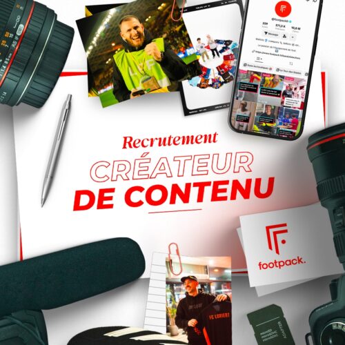 Image de l'article Rejoins la team footpack et deviens l’un de nos créateurs de contenus !
