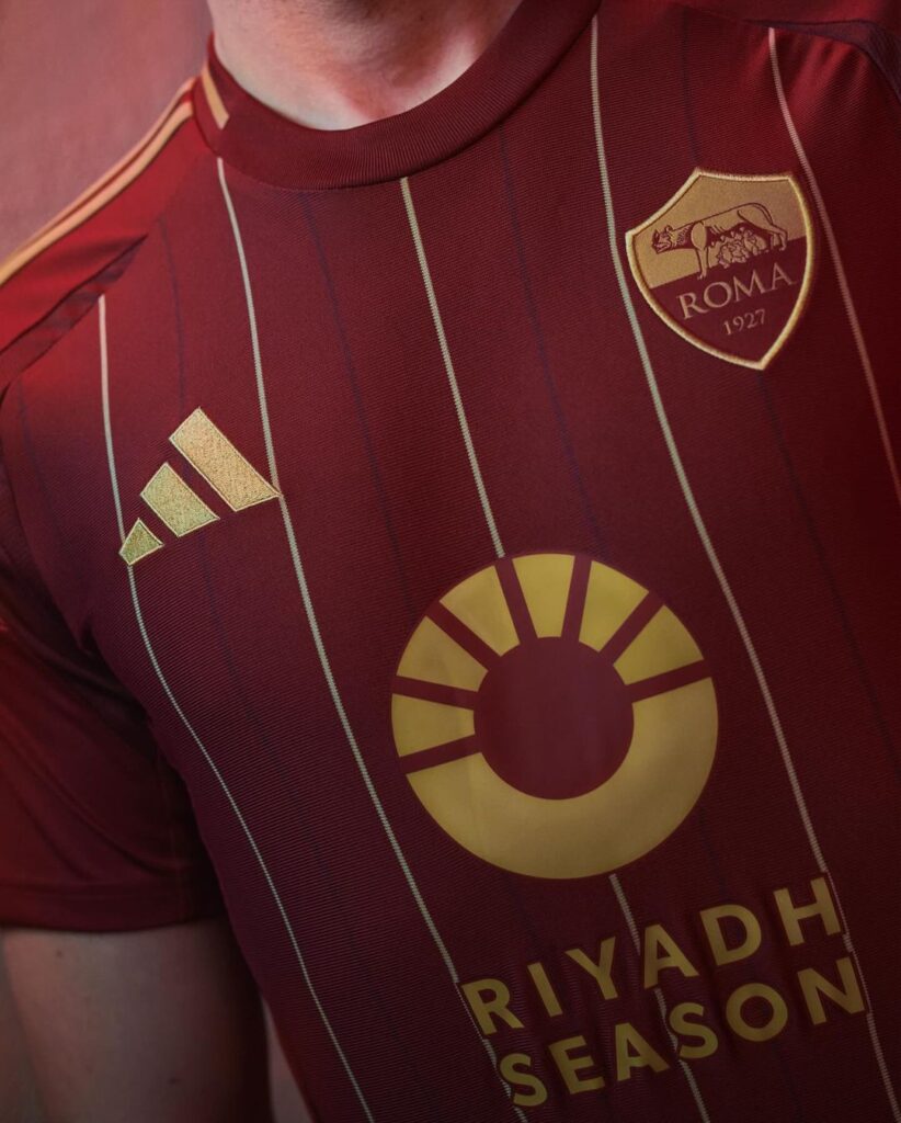 maillot as rome domicile 2024 2025 adidas