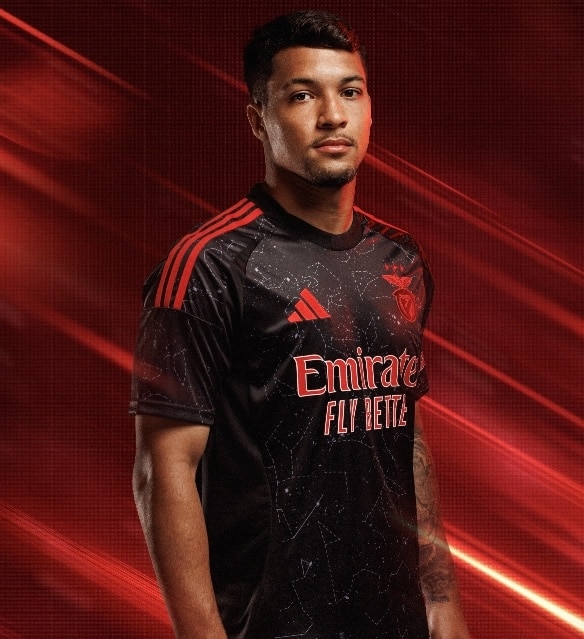 maillot benfica 2024 2025 exterieur