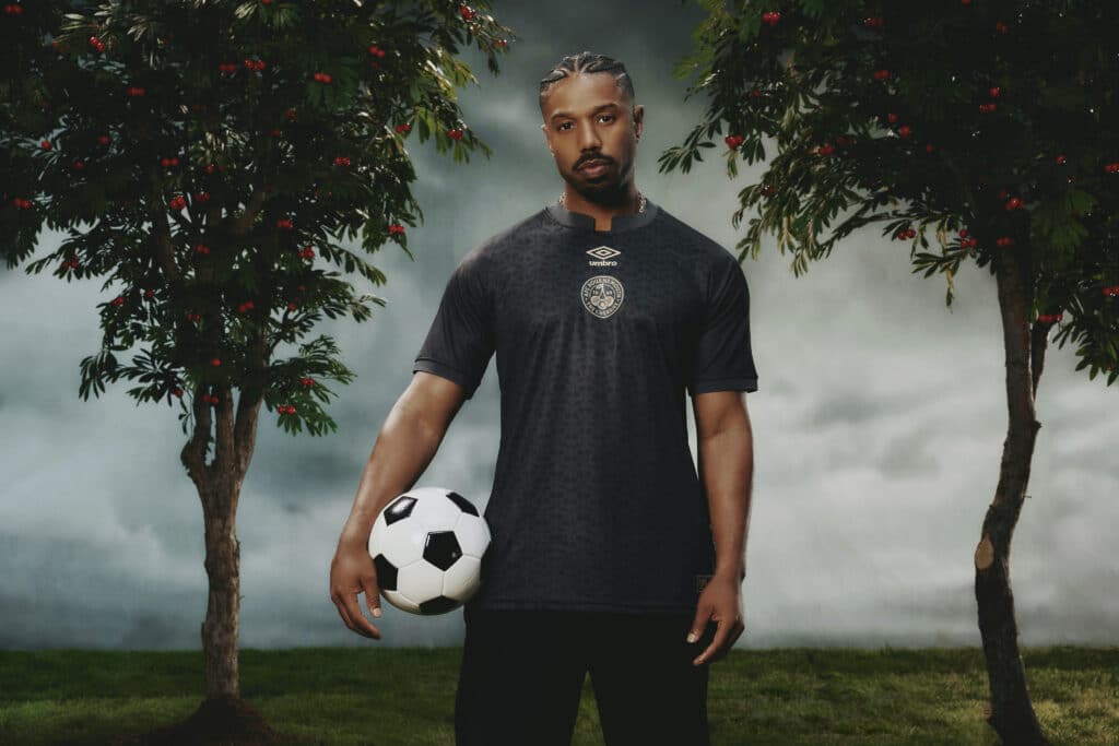 maillot bournemouth 2024 pre saison michael b jordan umbro