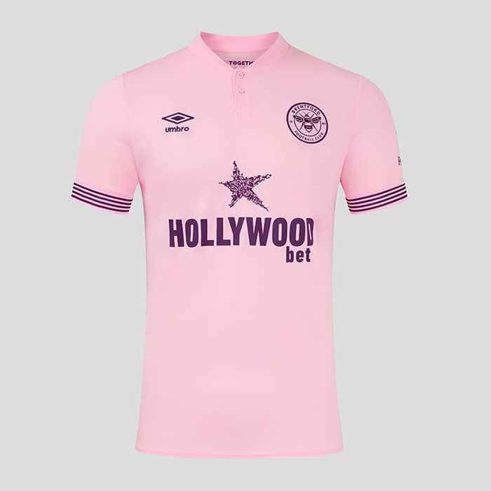 maillot brentford 2024 2025 exterieur umbro
