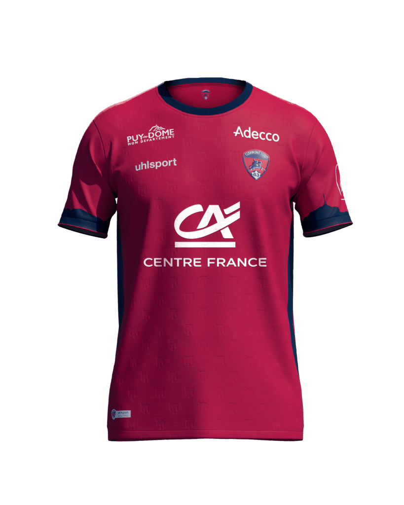 maillot clermont 2024 2025 domicile