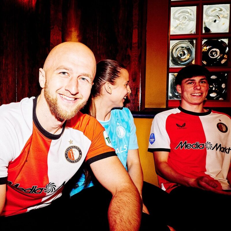 maillot feyenoord domicile 2024 2025 castore
