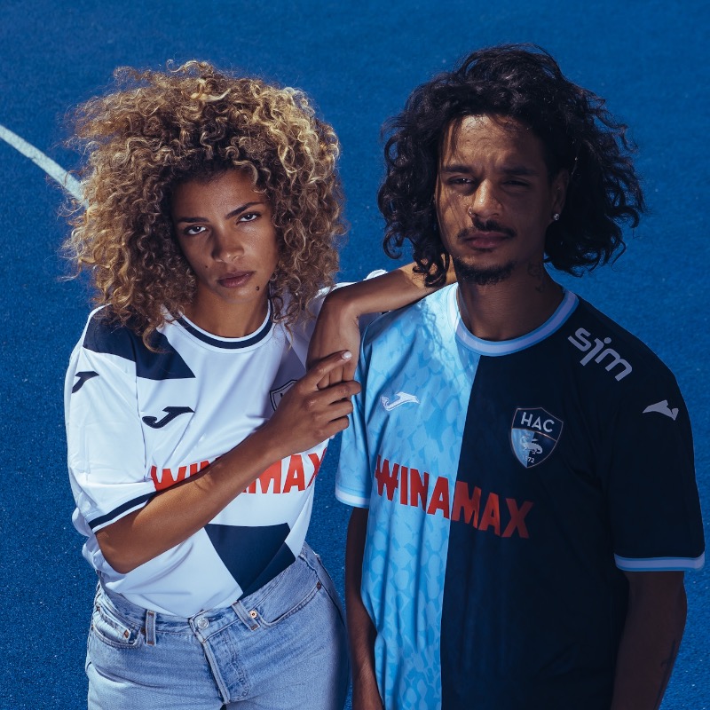 maillot le havre 2024 2025 joma
