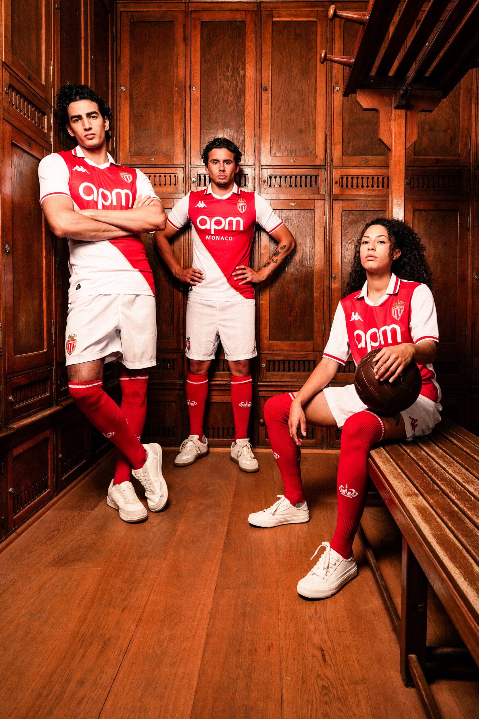 maillot monaco 2024 2025 domicile kappa