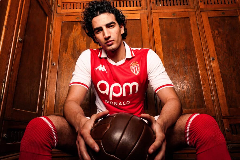 maillot monaco 2024 2025 domicile kappa