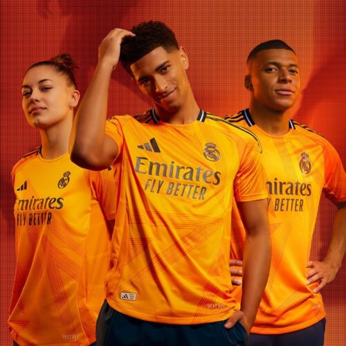 Image de l'article Du orange pour le maillot extérieur 24/25 du Real Madrid