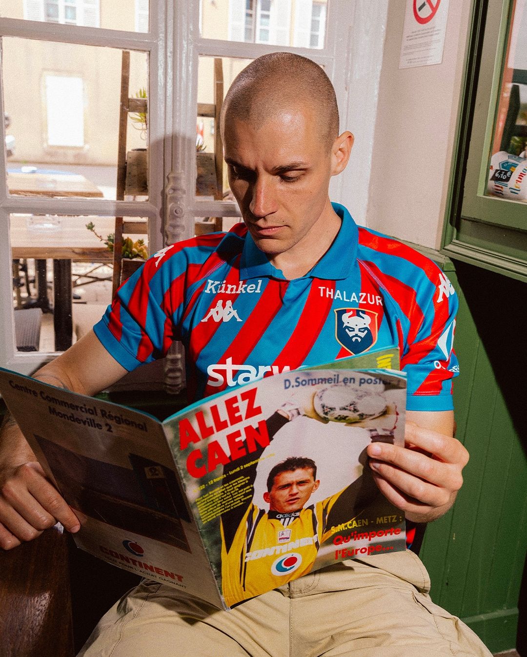maillot sm caen domicile 2024 2025 kappa 6