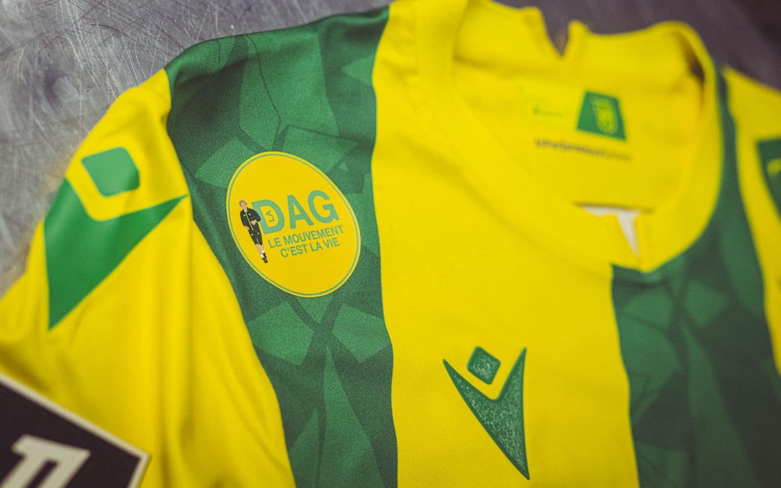 badge maillot fc nantes la dag