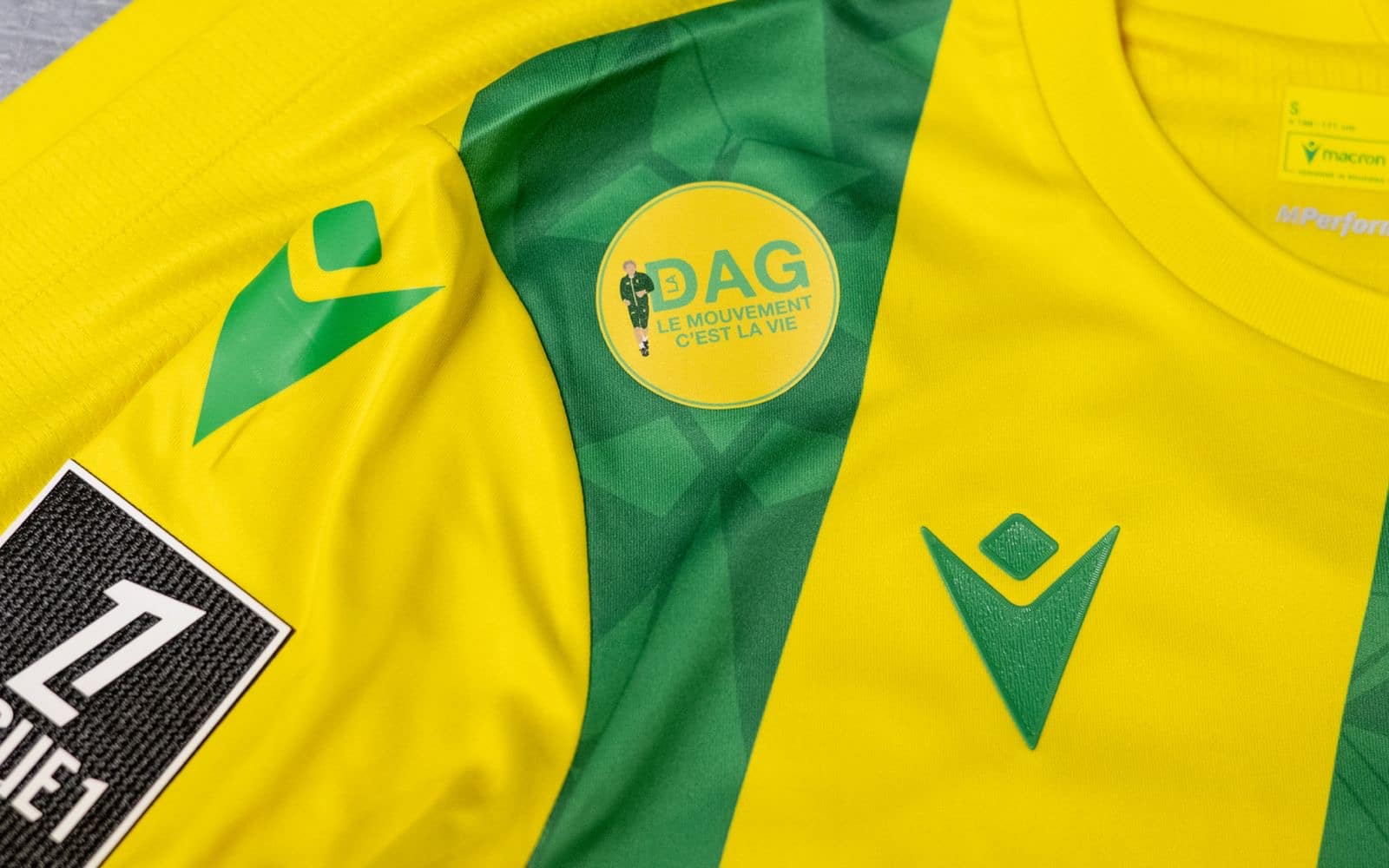 badge maillot fc nantes la dag