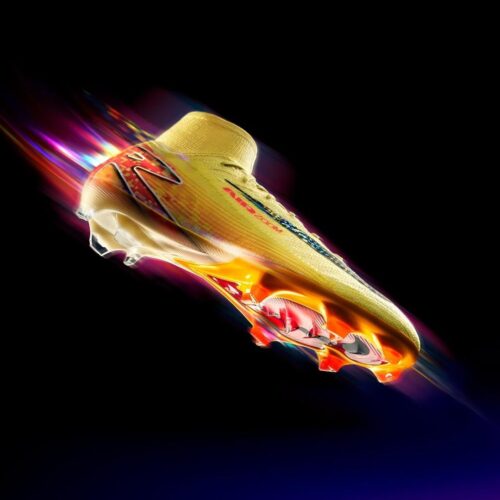 Image de l'article Les nouveaux crampons jaune de Mbappé dévoilés par Nike