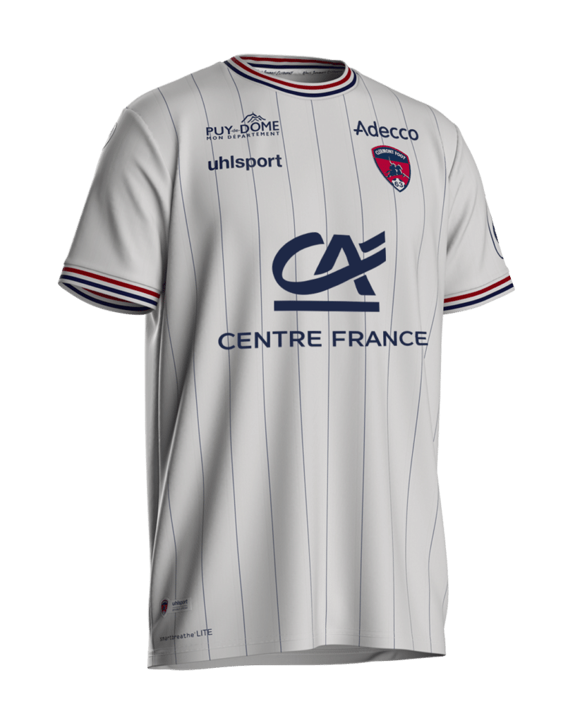 maillot clermont 2024 2025 exterieur uhlsport
