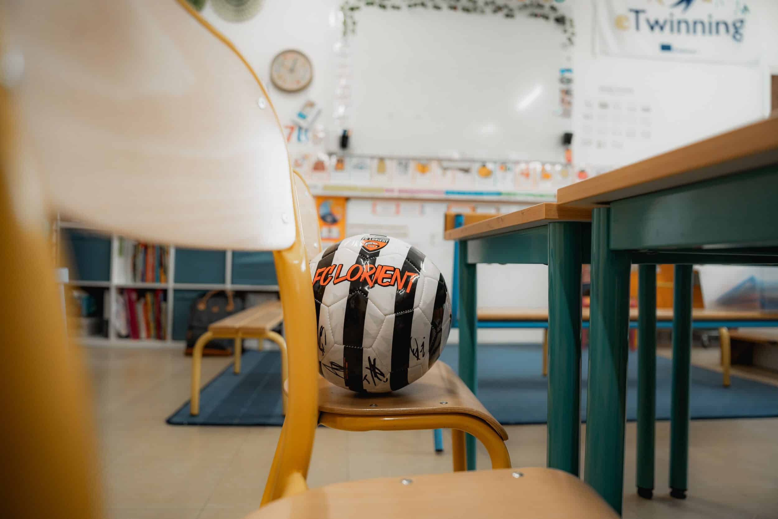 ballon lorient ecole rentree des classes