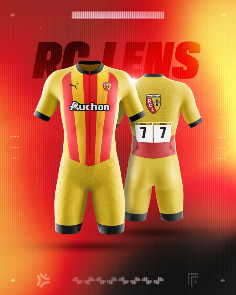 maillot ligue 1 cyclisme lens
