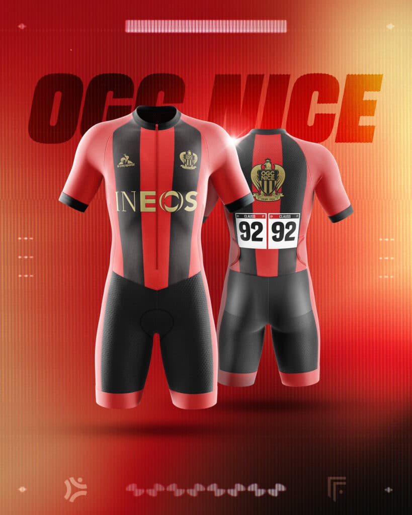 maillot ligue 1 cyclisme nice