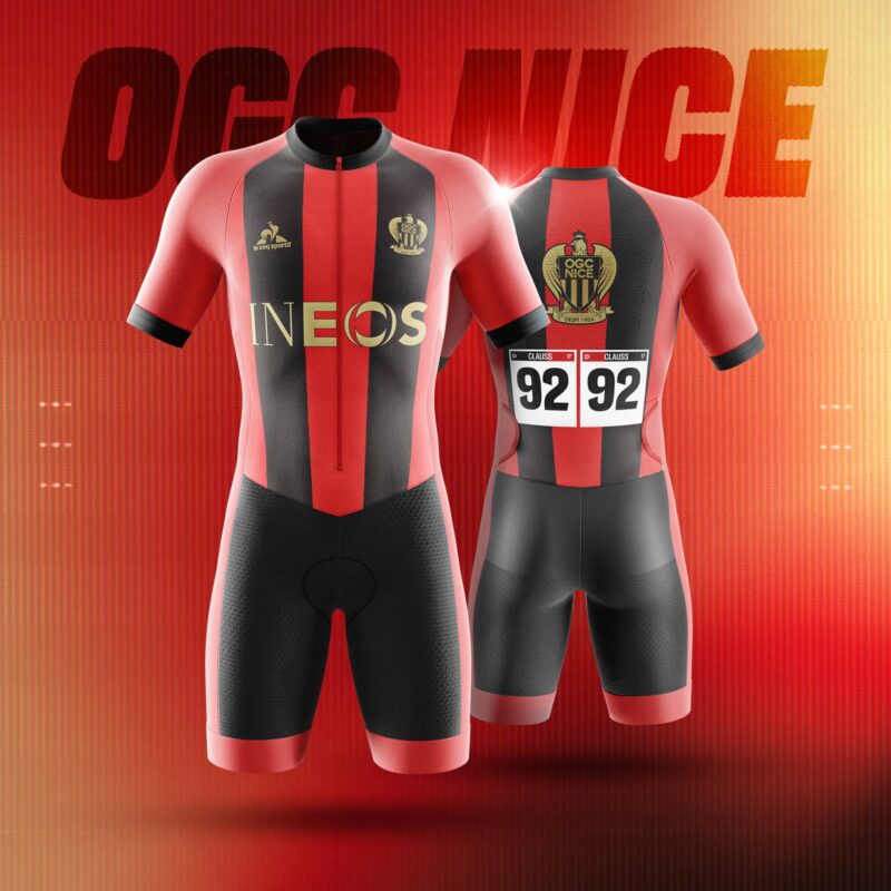 maillot ligue 1 cyclisme nice