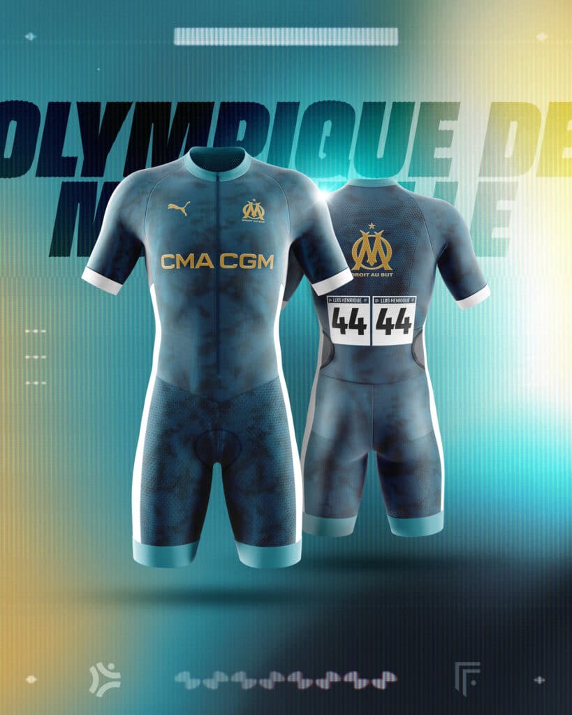 maillot ligue 1 cyclisme om
