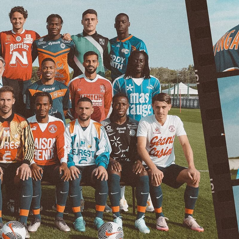 anciens maillots montpellier foot