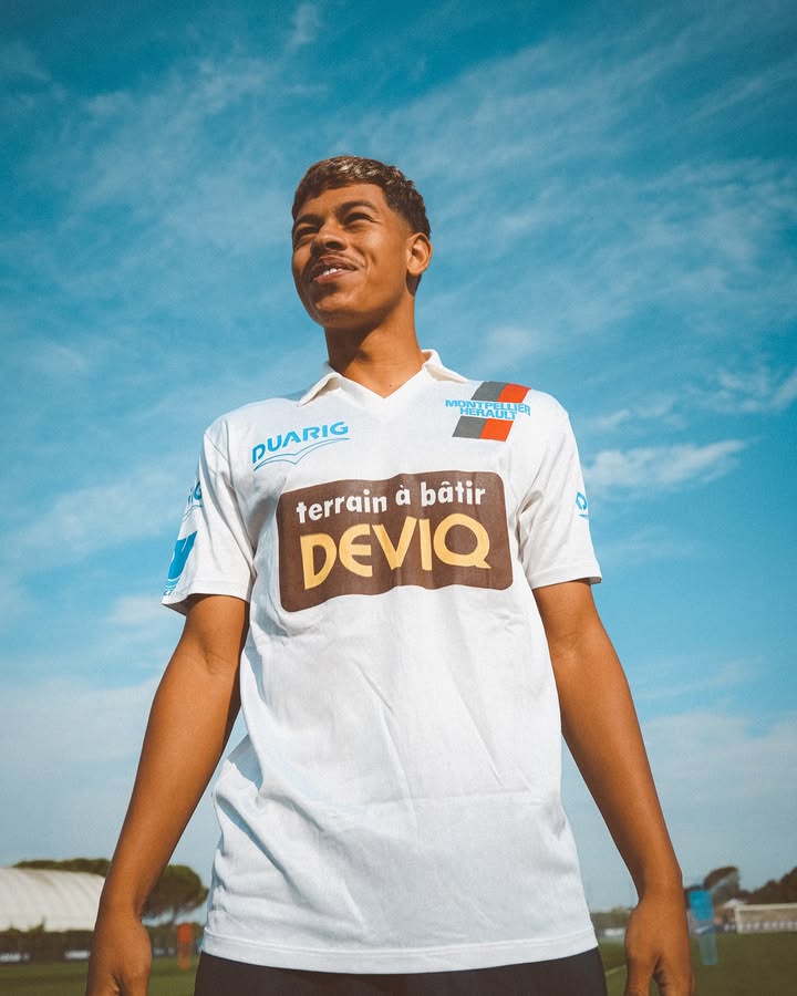 anciens maillots montpellier foot