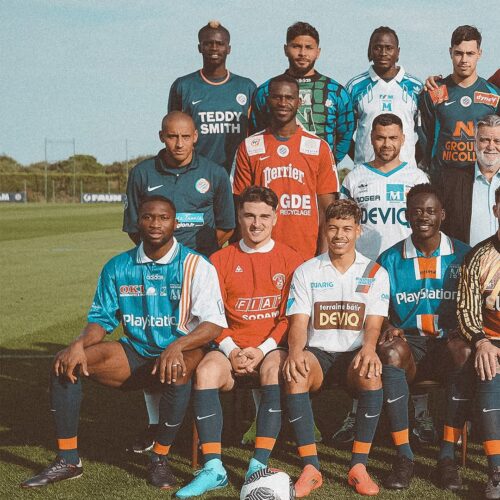 Image de l'article Quand le club de Montpellier sort sa collection de maillots pour fêter ses 50 ans