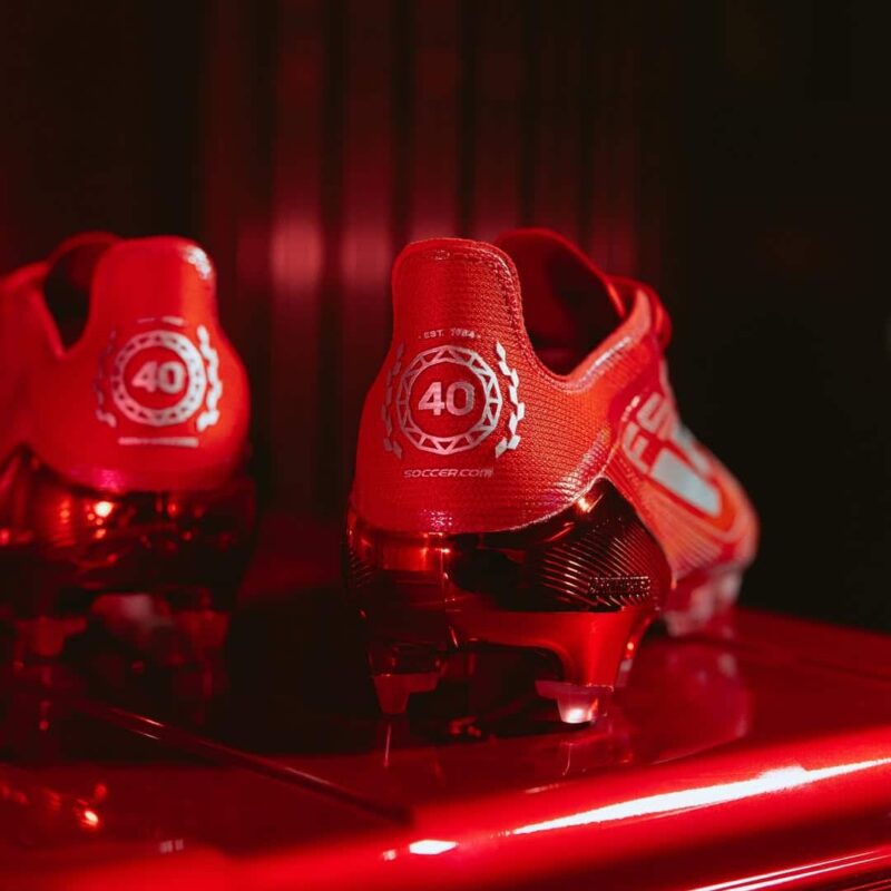 chaussure f50 anniversaire soccer.com 40 ans 2024 2025