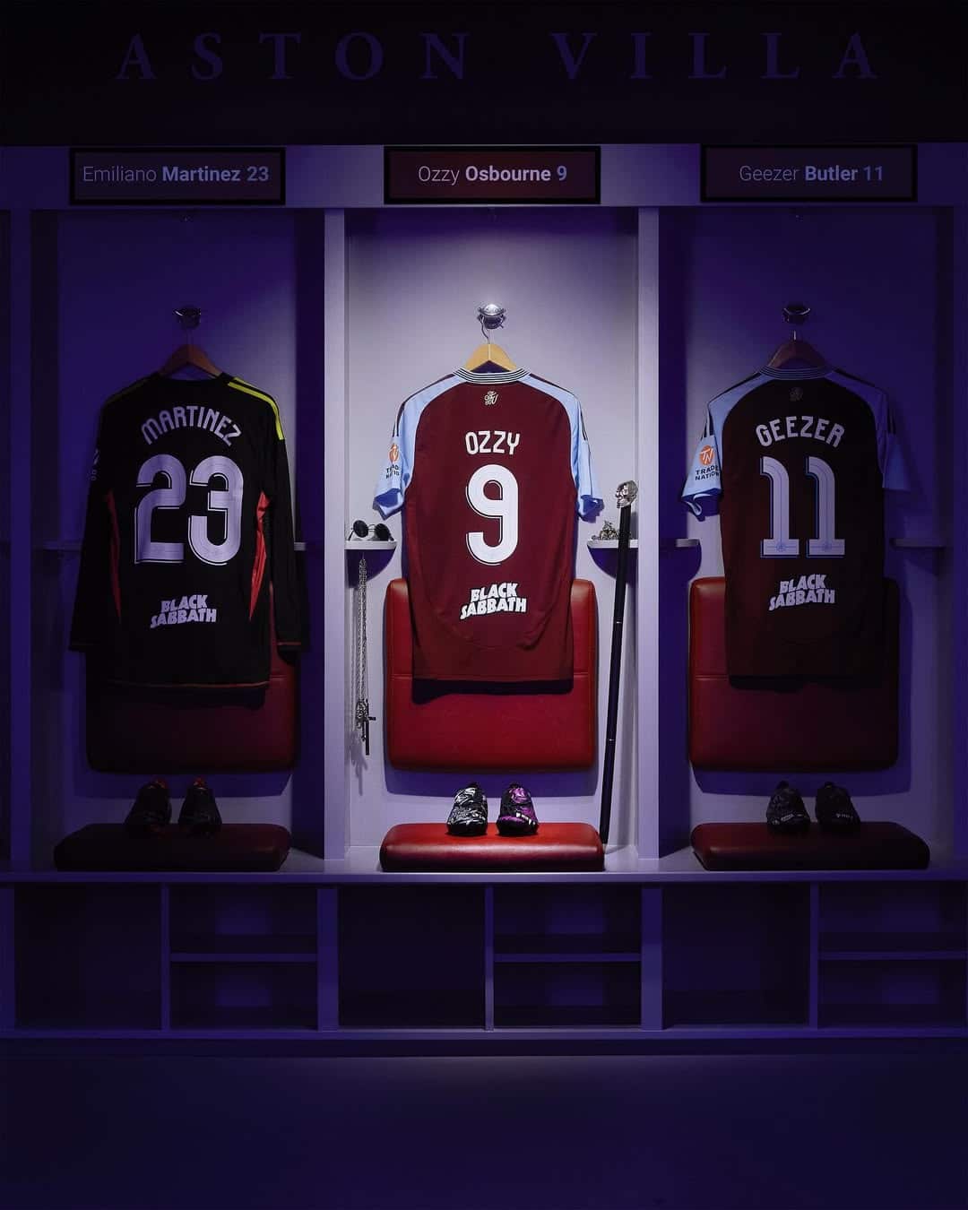 collaboration aston villa adidas black sabbath 2024 2025