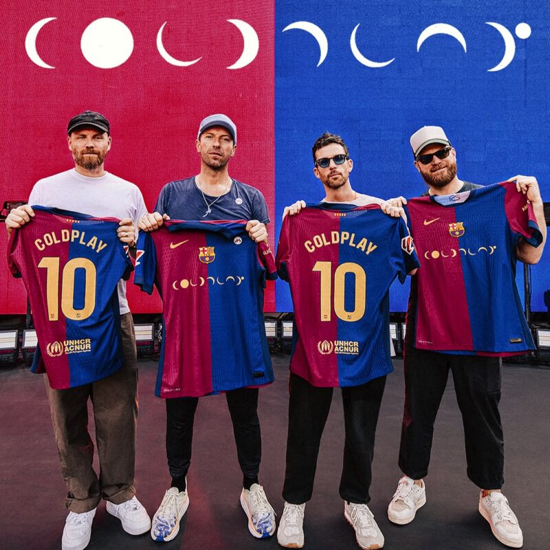 maillot de foot barca coldplay
