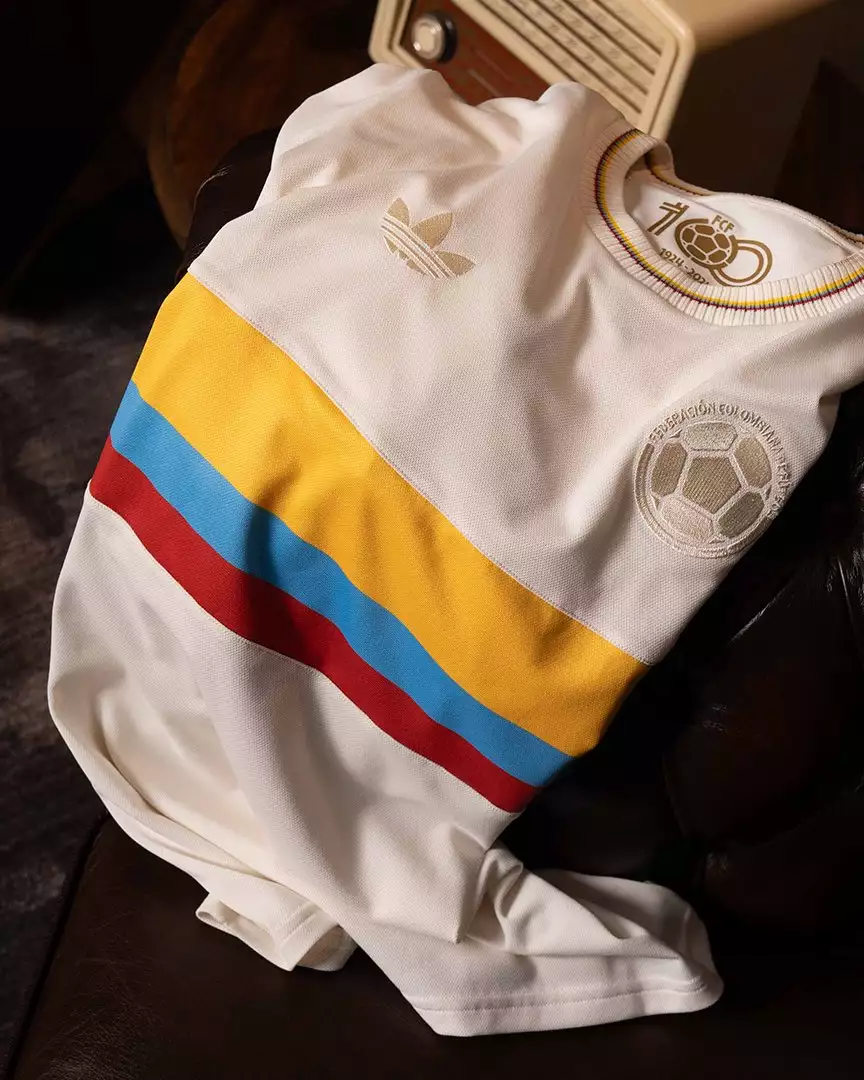 maillot de foot colombie 100 ans