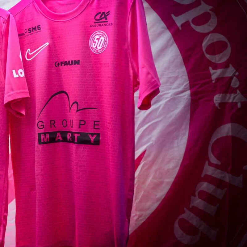 maillot montpellier rose octobre