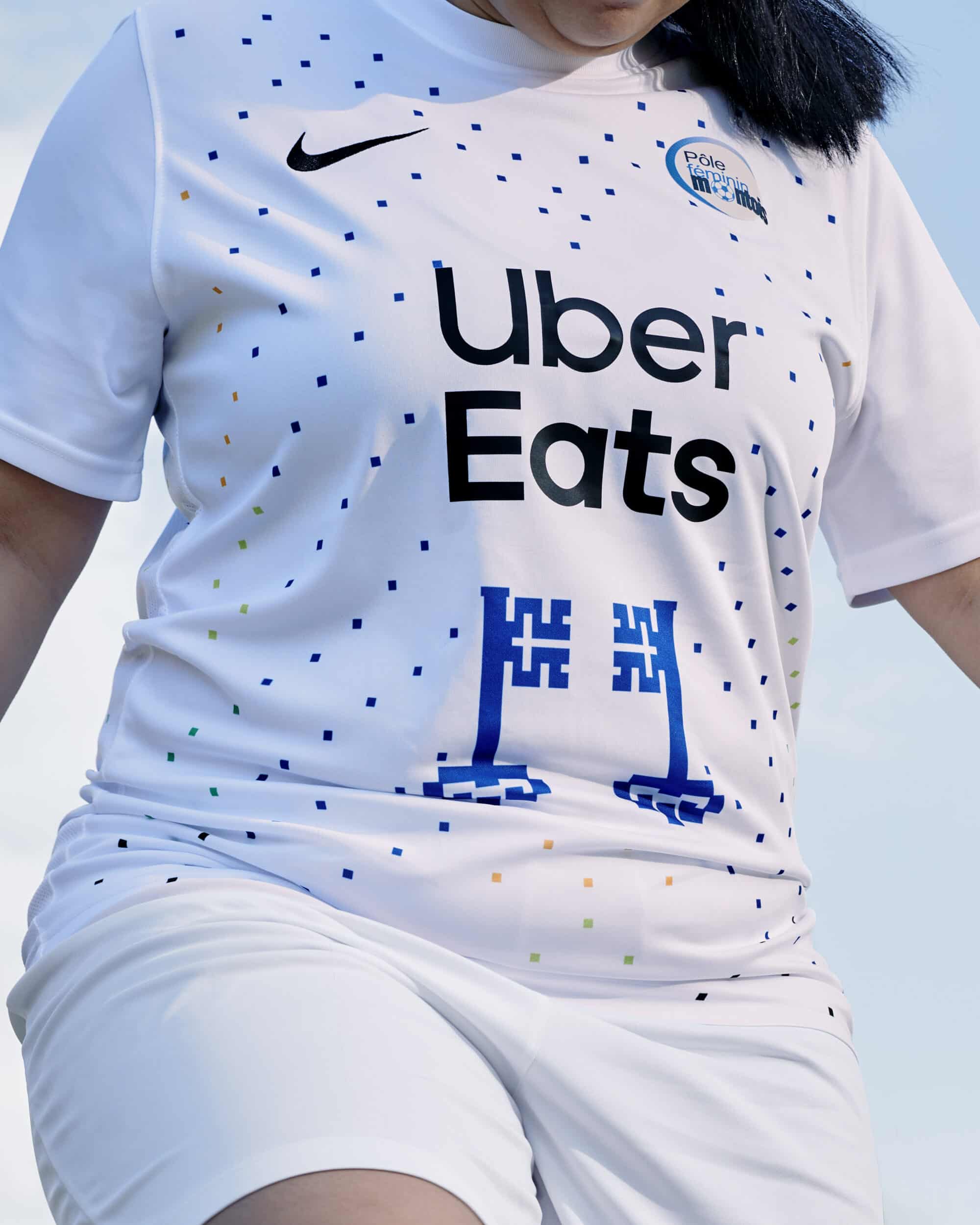 maillot foot a nos couleurs fff uber eats