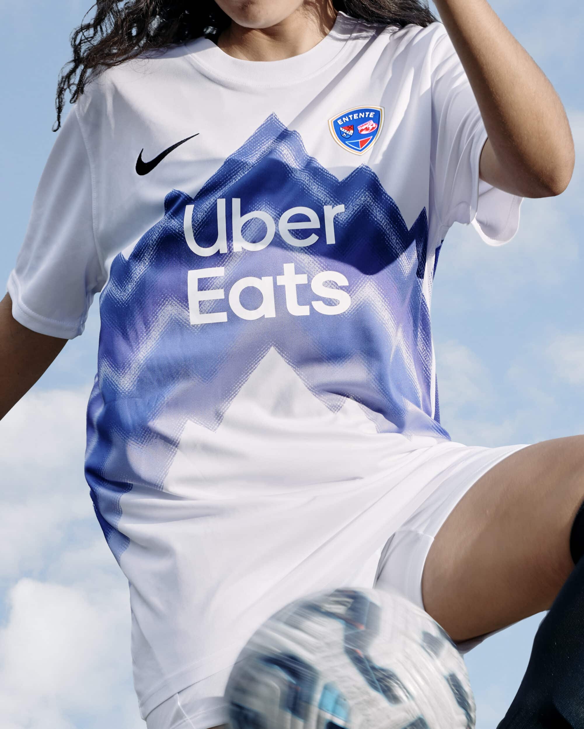 maillot foot a nos couleurs fff uber eats
