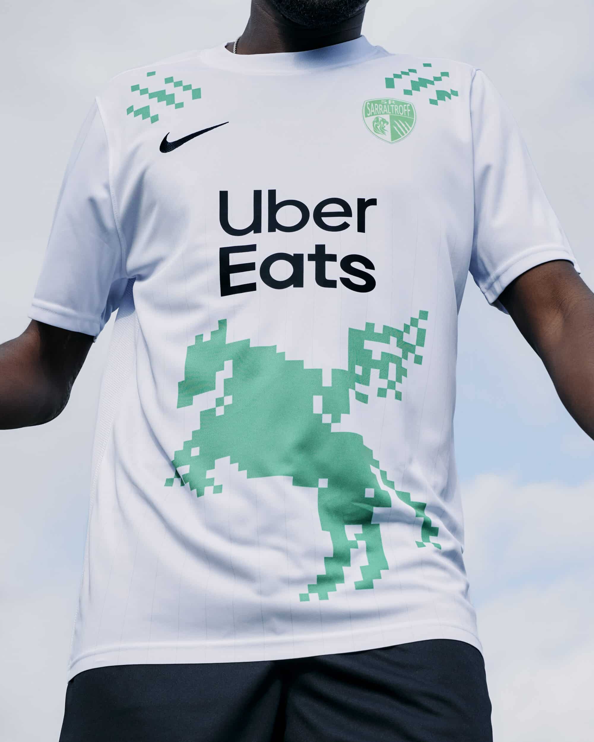 maillot foot a nos couleurs fff uber eats