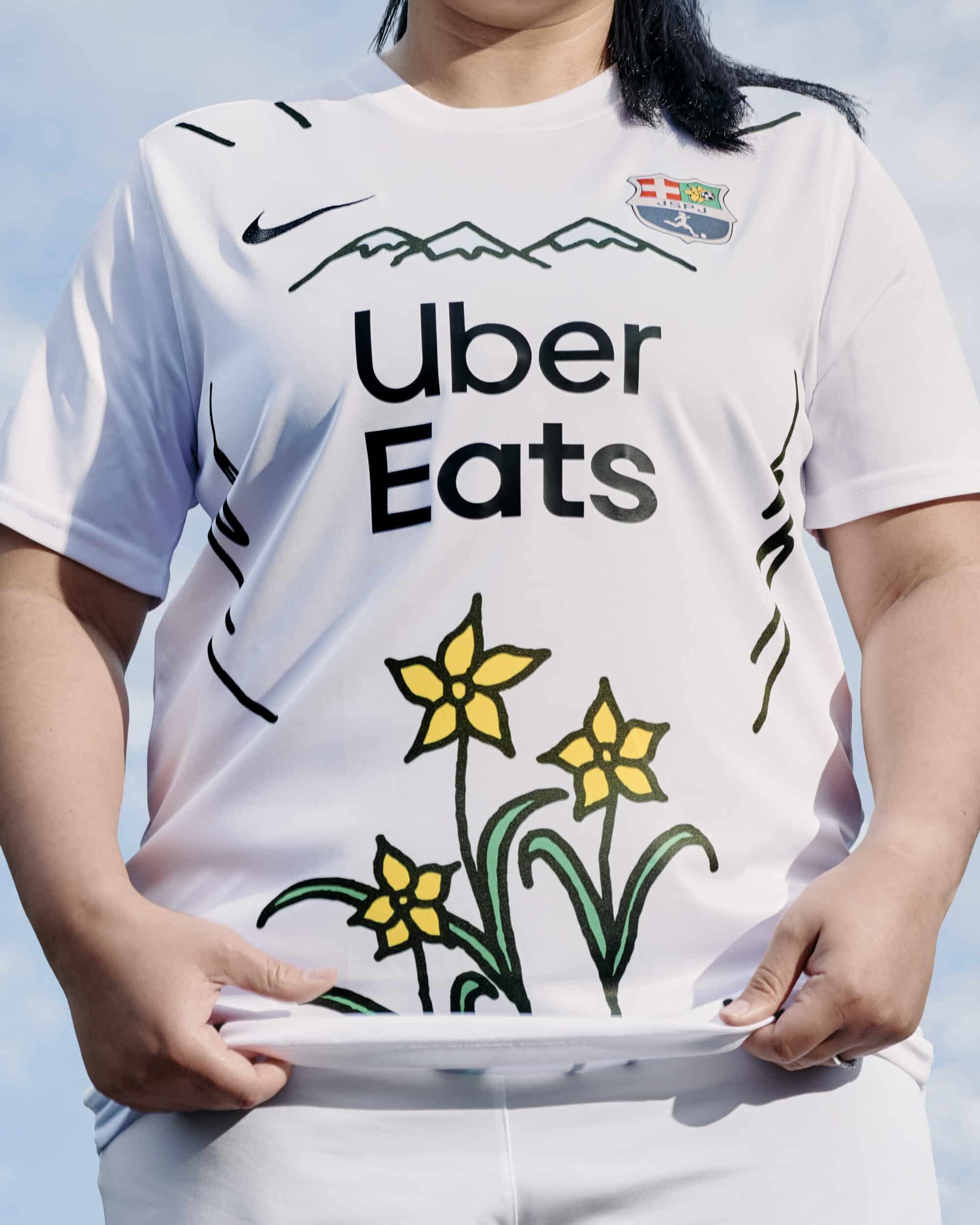 maillot foot a nos couleurs fff uber eats