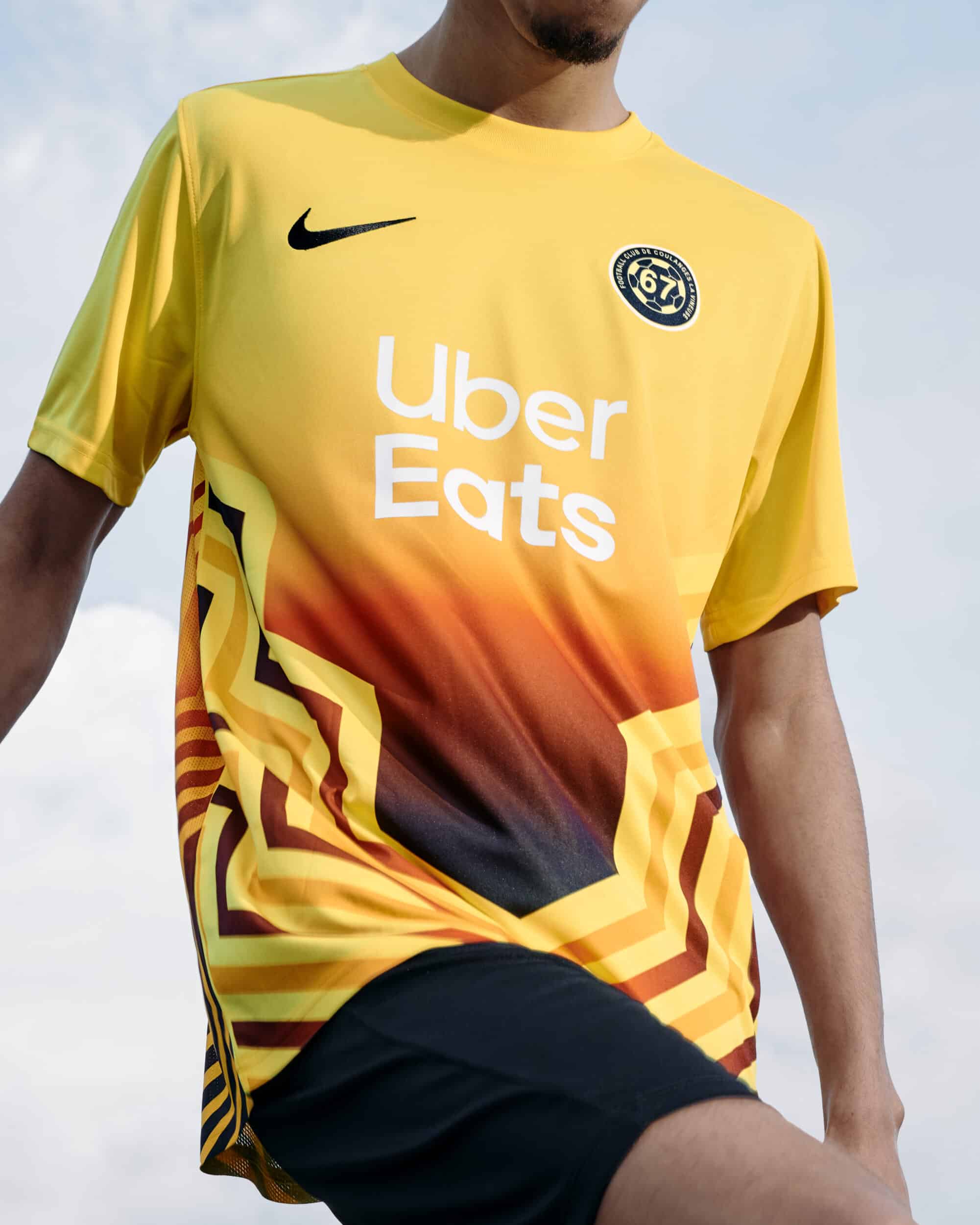 maillot foot a nos couleurs fff uber eats