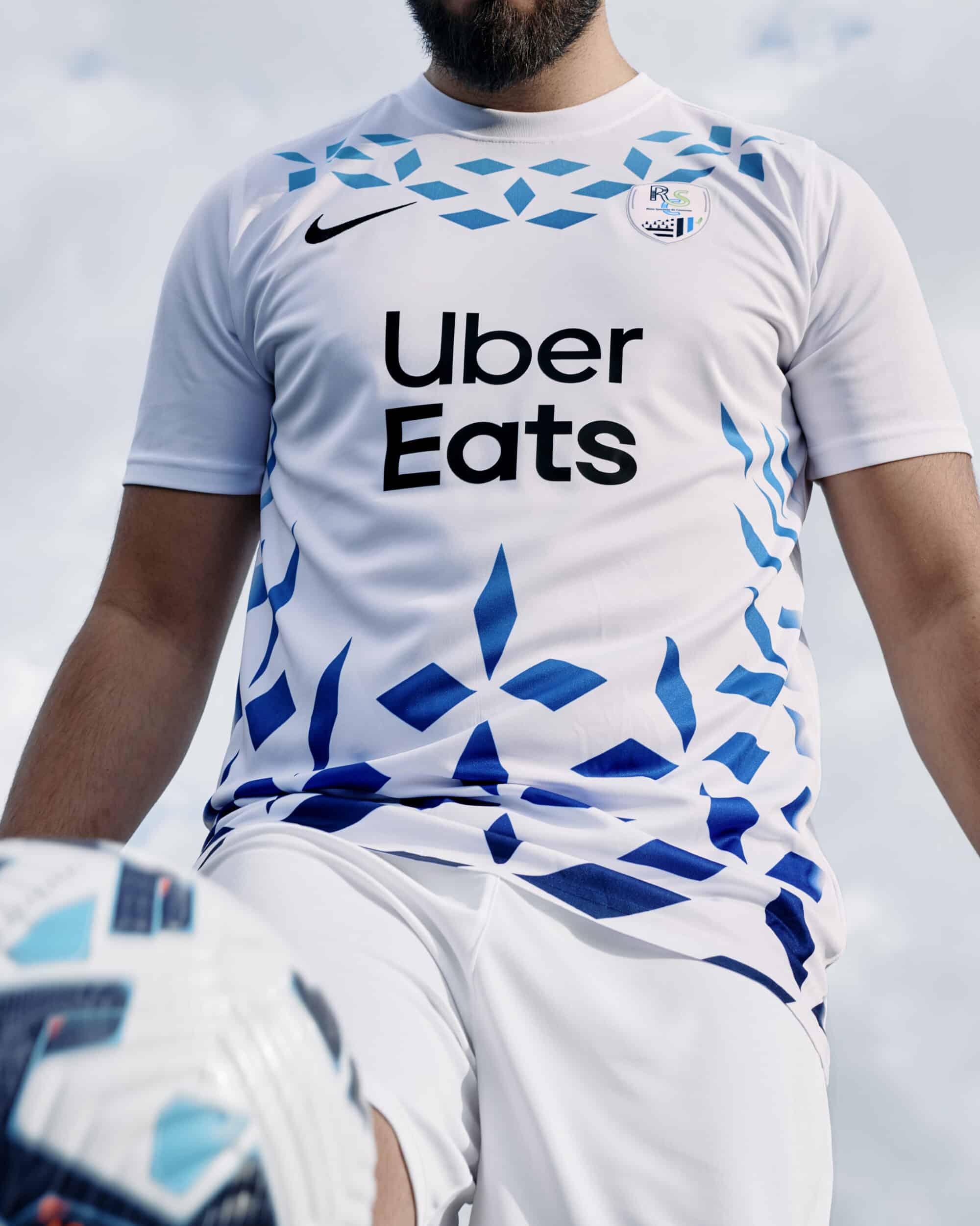 maillot foot a nos couleurs fff uber eats