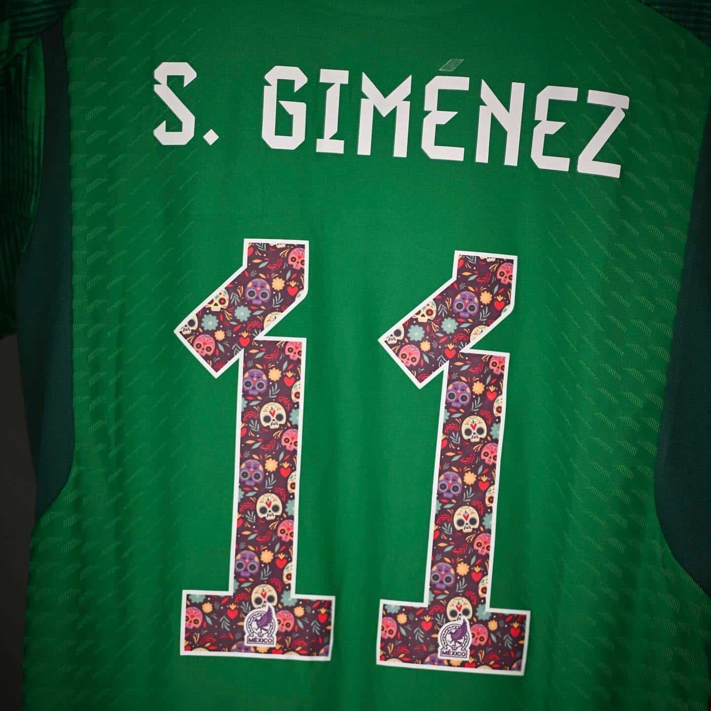 maillot mexique flocage fete des morts adidas 2023