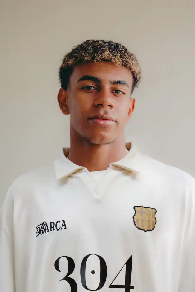 maillot spécial lamine yamal aitana bonmati ballon d'or 2024