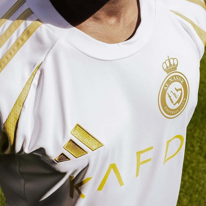 maillot third al nassr blanc et or adidas 2024 2025 adidas