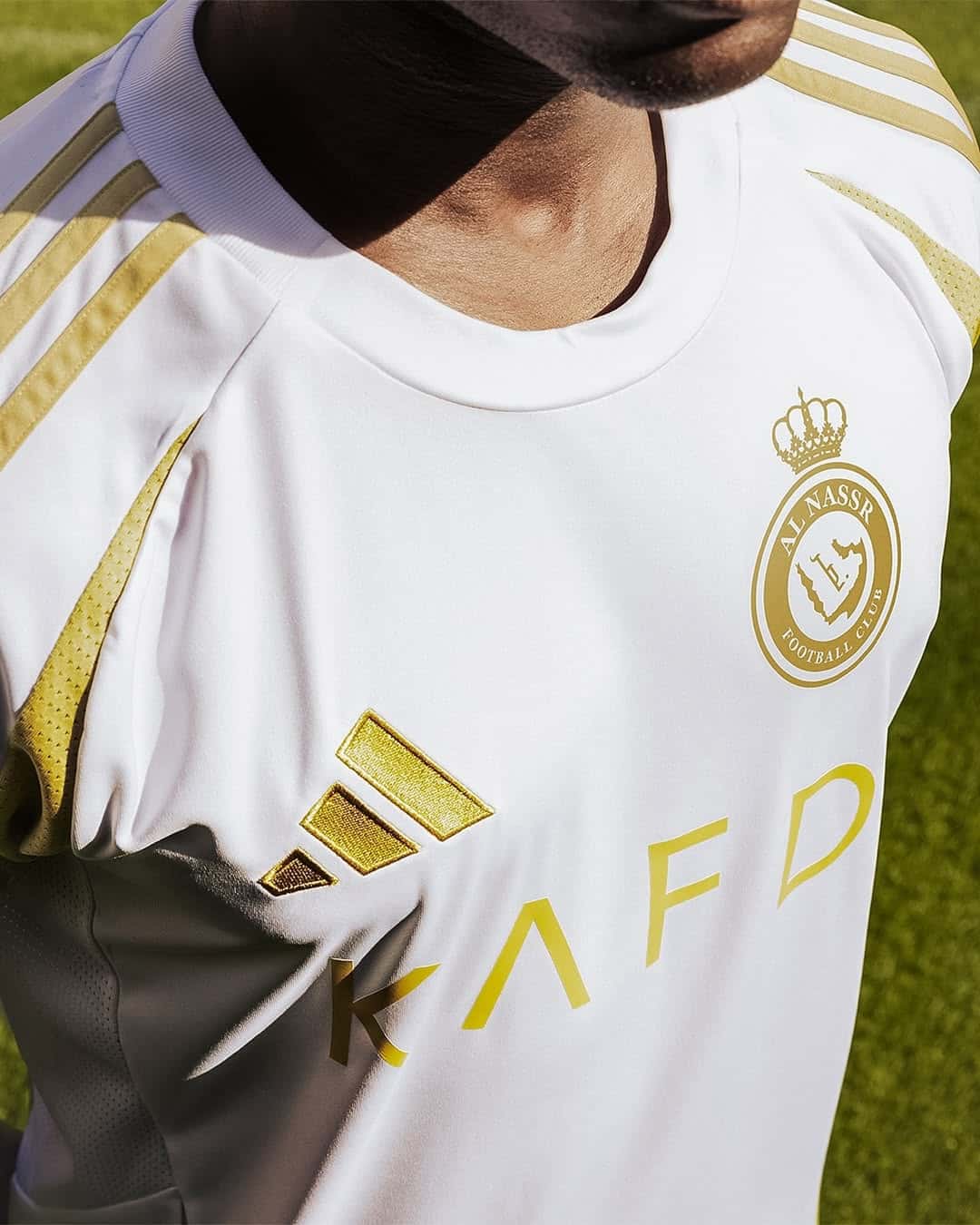 maillot third al nassr blanc et or adidas 2024 2025 adidas