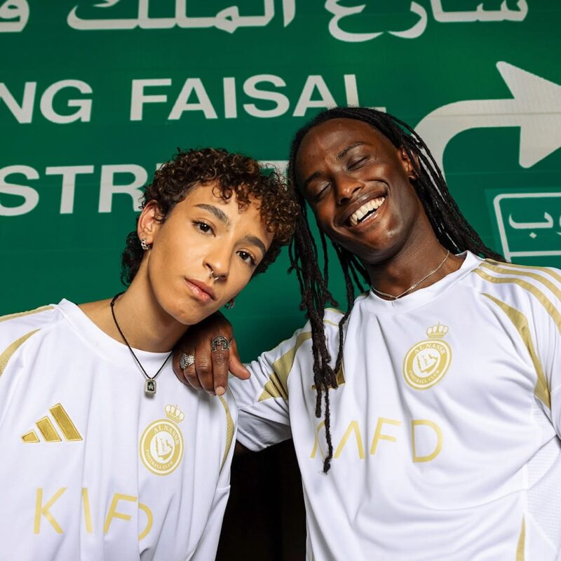 maillot third al nassr blanc et or adidas 2024 2025 adidas