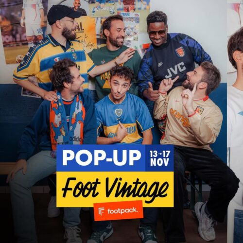 Image de l'article footpack présent dans un Pop-up store Foot Vintage à Paris