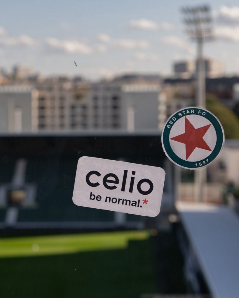 collaboration red star fc celio fournisseur officiel 2024 2025