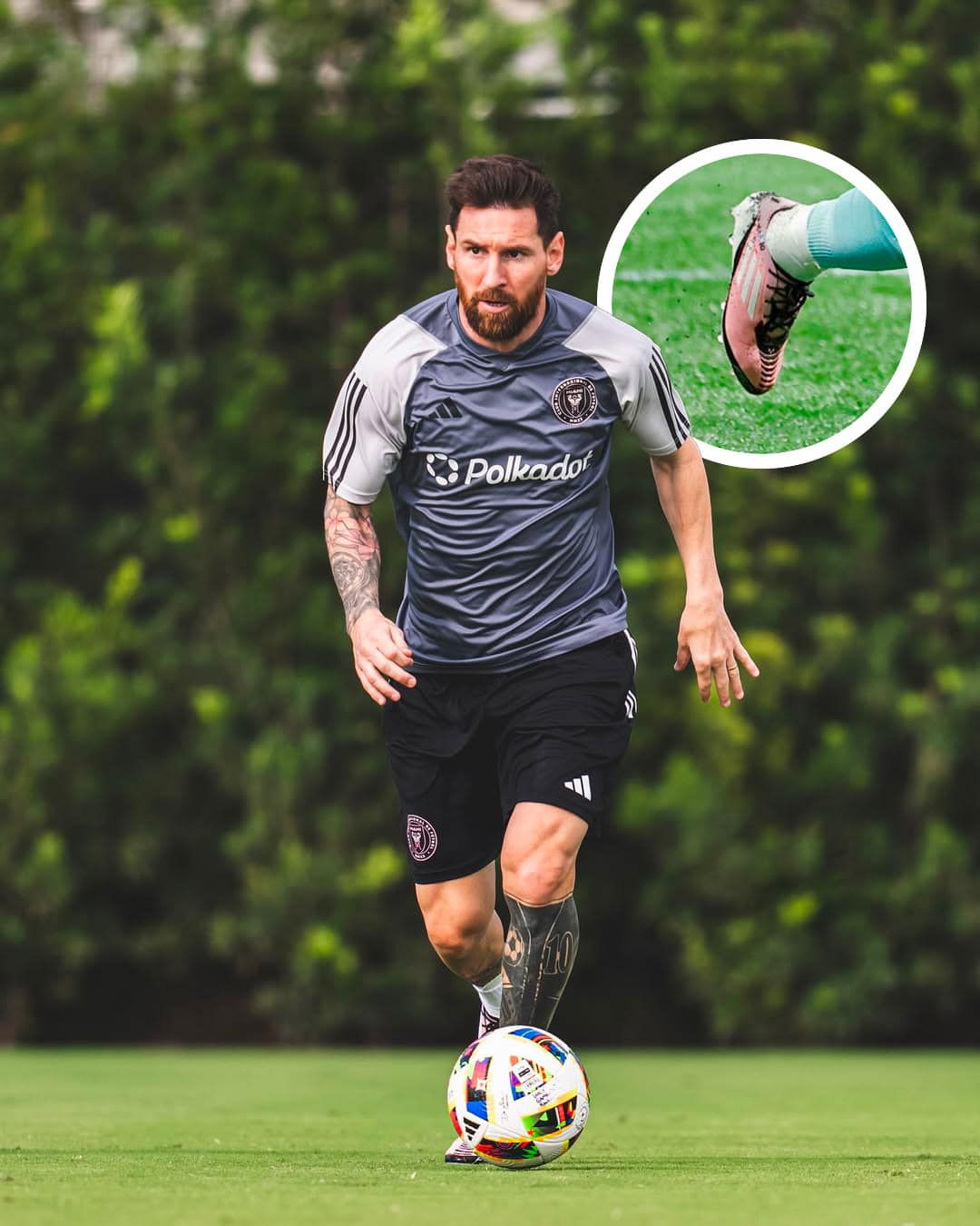 crampons signature messi f50 rose adidas 2024 2025