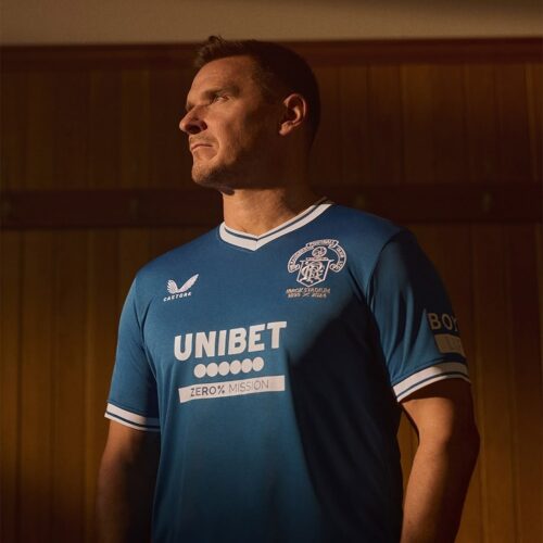 Image de l'article Les Rangers célèbrent les 125 ans de leur stade, l'Ibrox Stadium à travers un maillot spécial