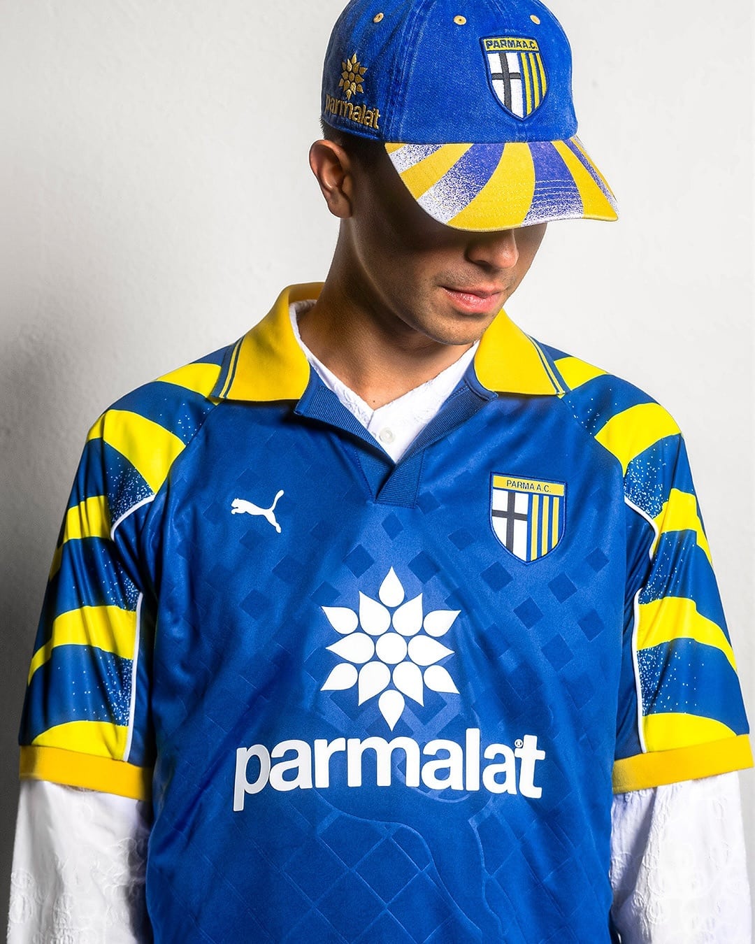 maillot collection retro parme 1995 1996 puma 2024 2025