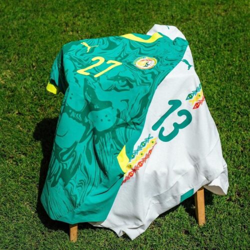 Image de l'article Les maillots 2025 du Sénégal dévoilés par PUMA