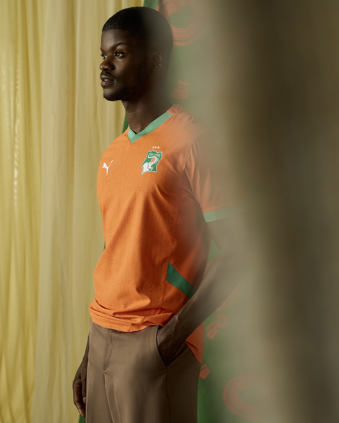 maillot domicile cote d ivoire 2025 puma