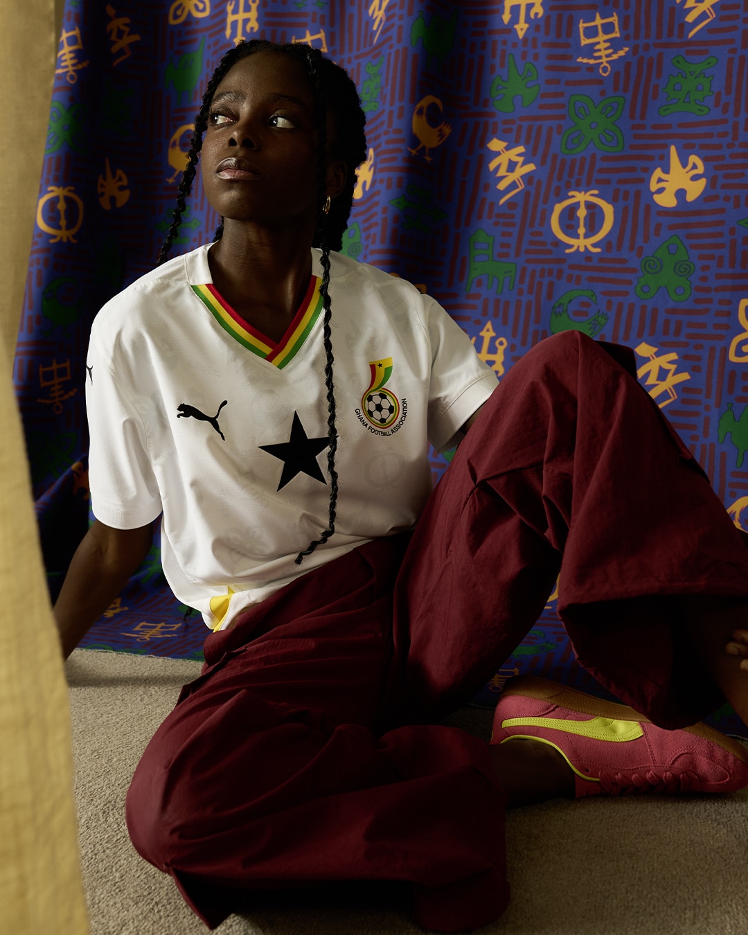 maillot domicile ghana 2025 puma