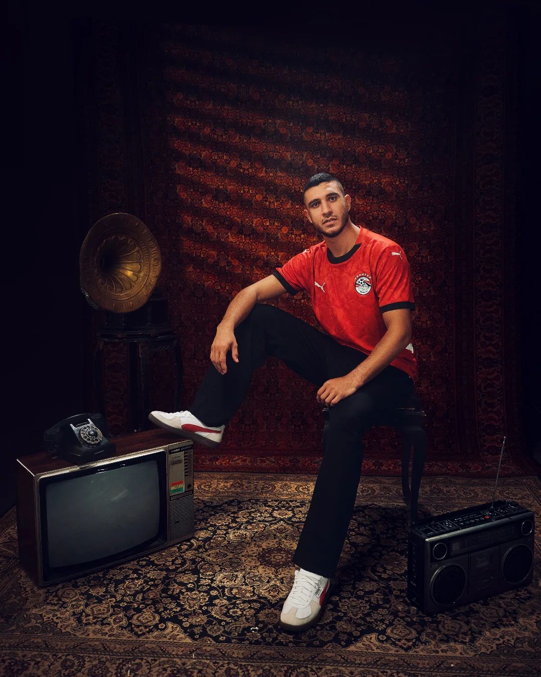 maillot egypte 2025 pharaon pyramides puma 2024