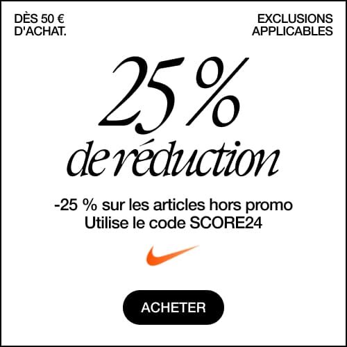 Image de l'article Nike Cyber Week 2024 : les meilleures produits à -25%